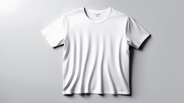 camisetas blancas aisladas sobre un fondo blanco