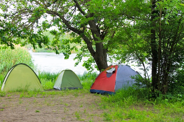 Campamento de tiendas