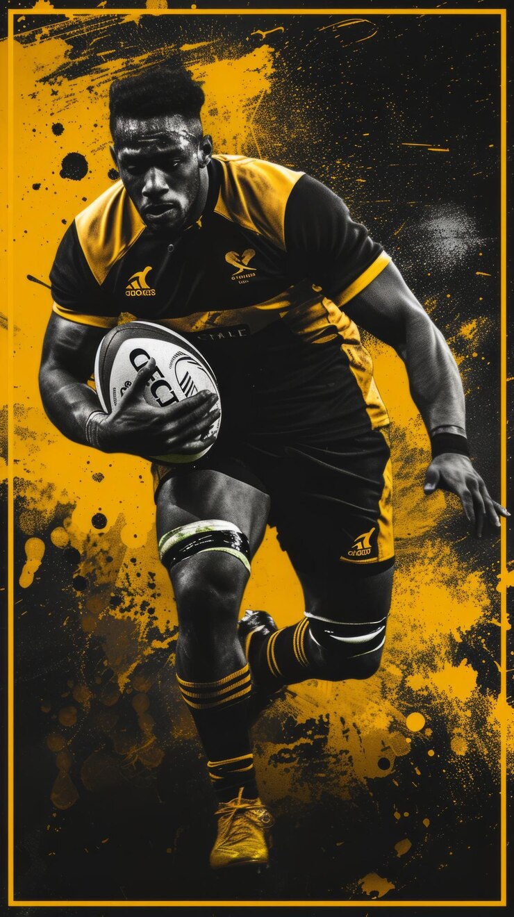 Foto campeonato de esporte de rugby momentos do poder e as estratégias do campo