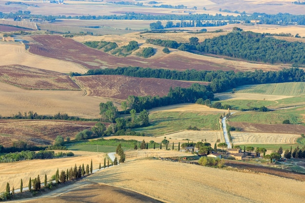 Campiña toscana Pienza Italia