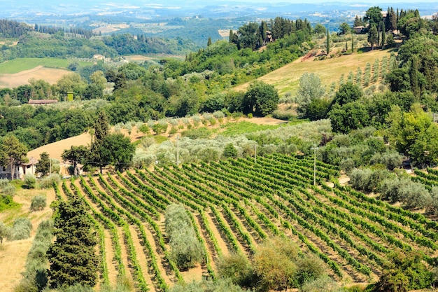 Campiña toscana San Gimignano Italia