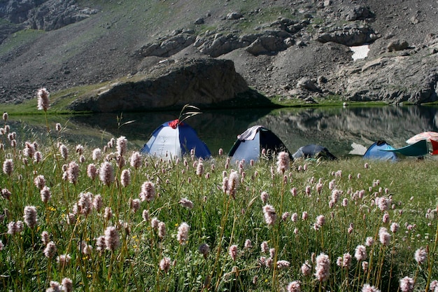 Foto camping am see