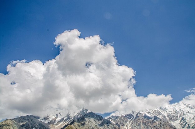 Camping Fairy Meadows Nanga Parbat Aussichtspunkt Schöne Landschaft mit Blick auf die Berge