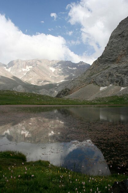 Camping junto al lago