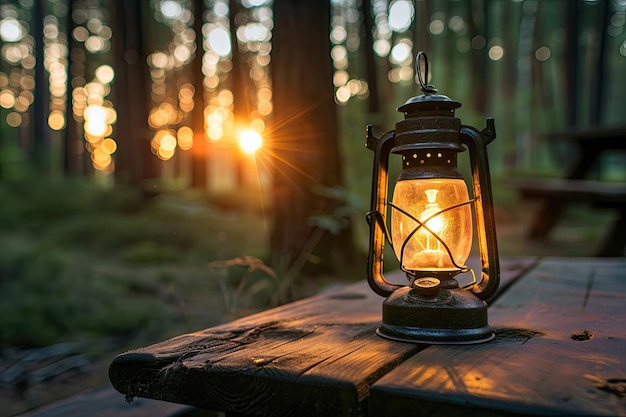 Foto camping-lampe