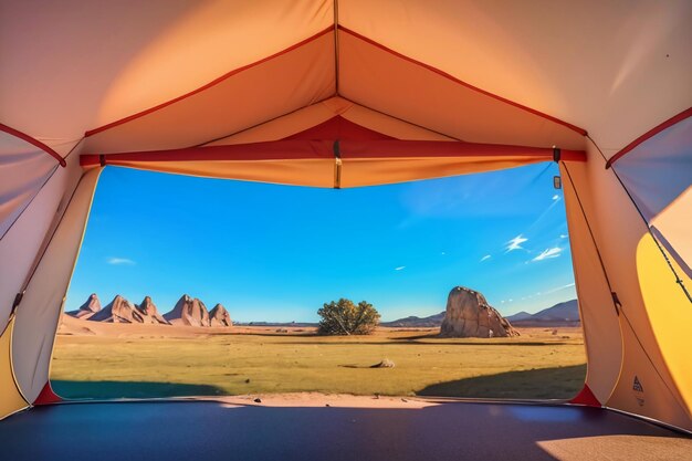 Camping-Zelt im Freien, Freizeit, Entspannung, Reise, Werkzeug, Überleben auf dem Feld, Ruhe, Hintergrund, Tapeten