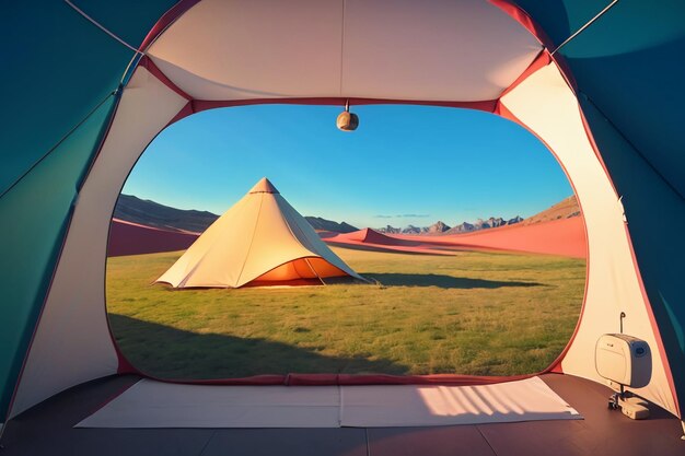 Foto camping-zelt im freien, freizeit, entspannung, reise, werkzeug, überleben auf dem feld, ruhe, hintergrund, tapeten