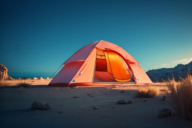 Camping-Zelt im Freien, Freizeit, Entspannung, Reise, Werkzeug, Überleben auf dem Feld, Ruhe, Hintergrund, Tapeten