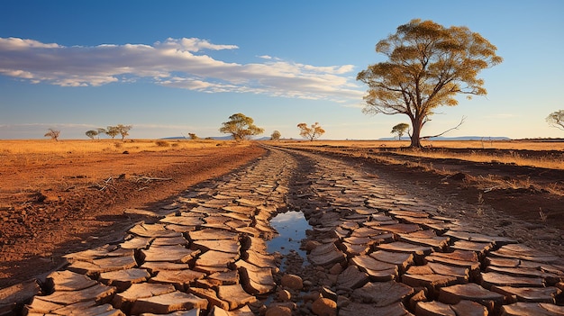 Campo afectado por la sequía