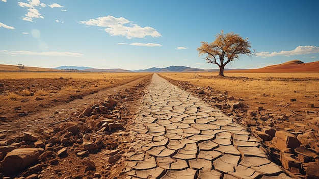 Campo afectado por la sequía