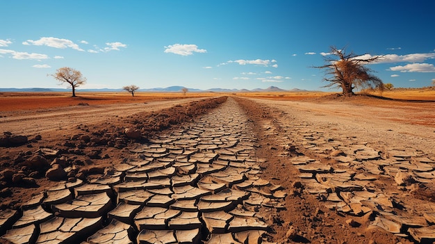 Campo afectado por la sequía