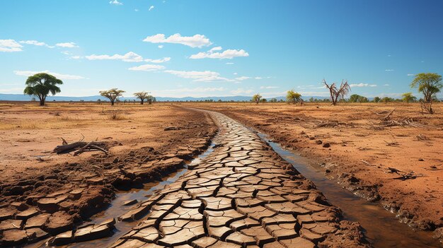 Un campo azotado por la sequía