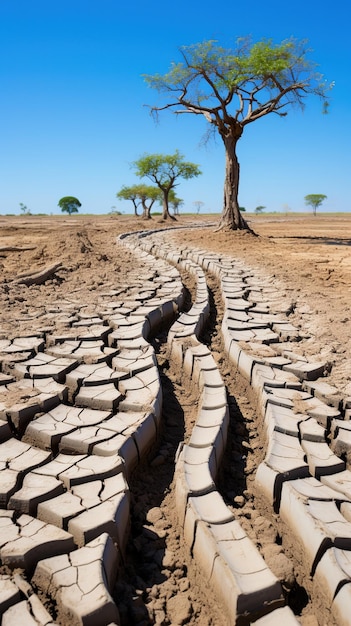 Un campo azotado por la sequía