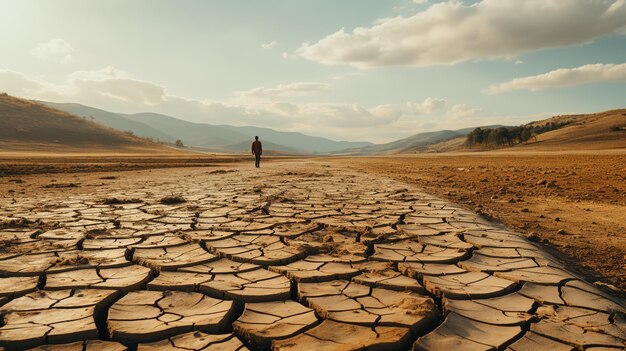 Un campo azotado por la sequía