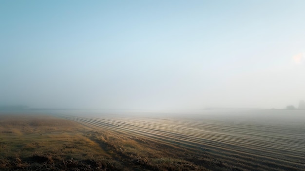 un campo con un campo que tiene un campo con hierba y un letrero que dice no