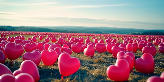 Campo de Balões do Coração