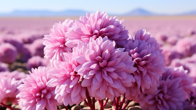 Foto campo de flores coloridas