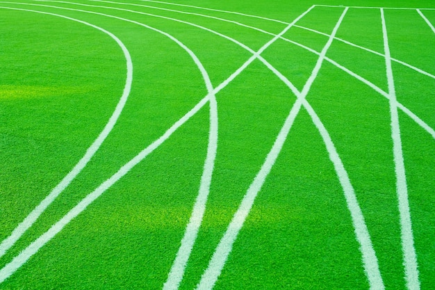 Campo de futebol de fundo de grama verde