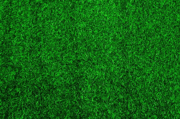 Campo de futebol de grama verde artificial abstrata de textura de fundo de grama artificial Vista superior