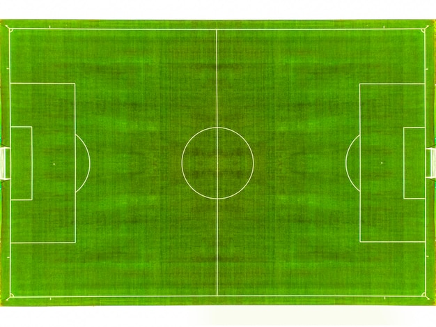 Campo de futebol isolado