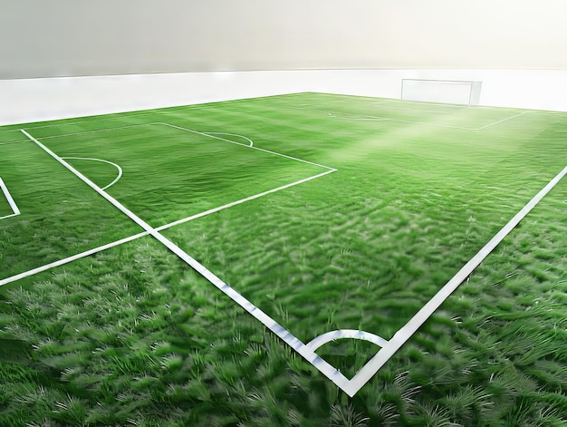 Campo de futebol modelo 3d download grátis