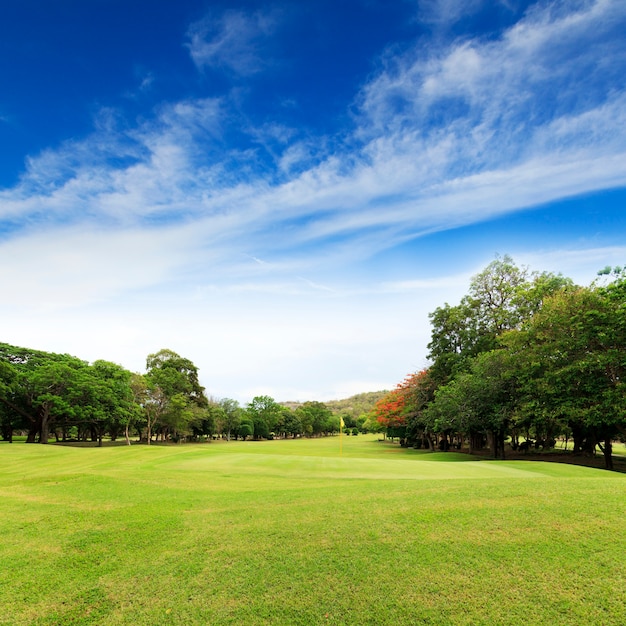 Foto campo de golfe