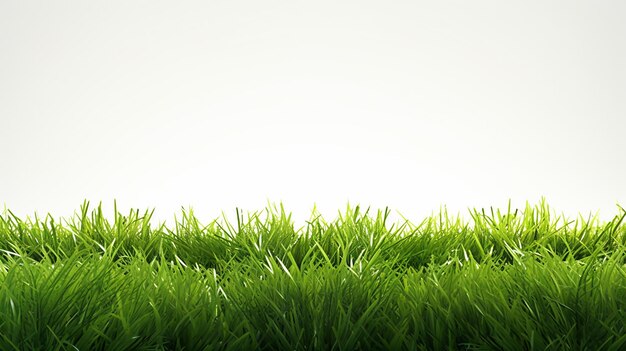 Campo de grama verde transparente