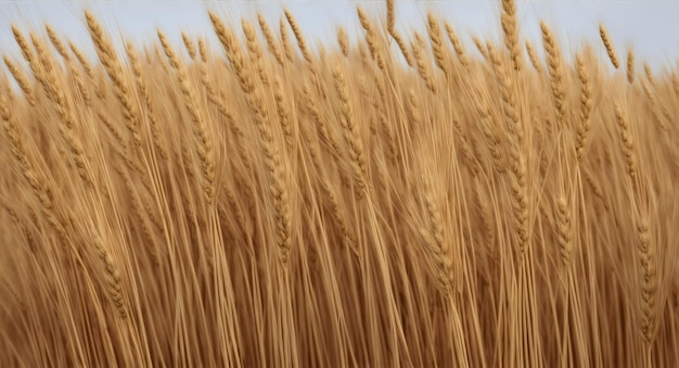 Campo de trigo dourado maduro