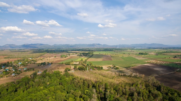 campo de vista aérea