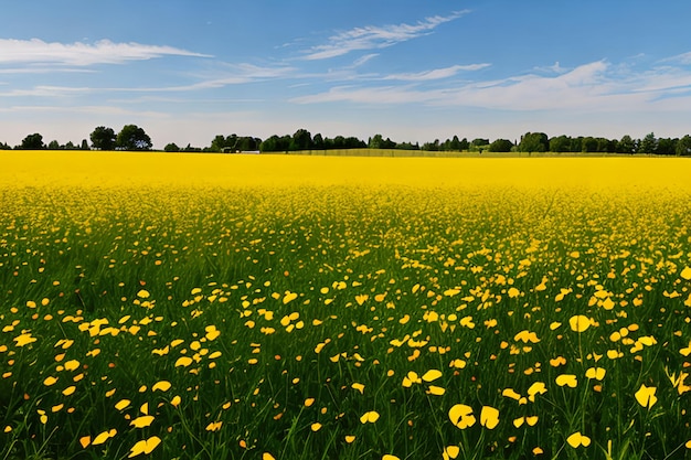 El campo de las flores