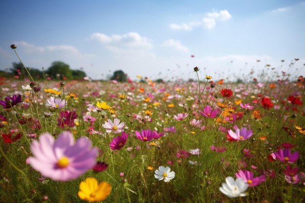 campo de flores