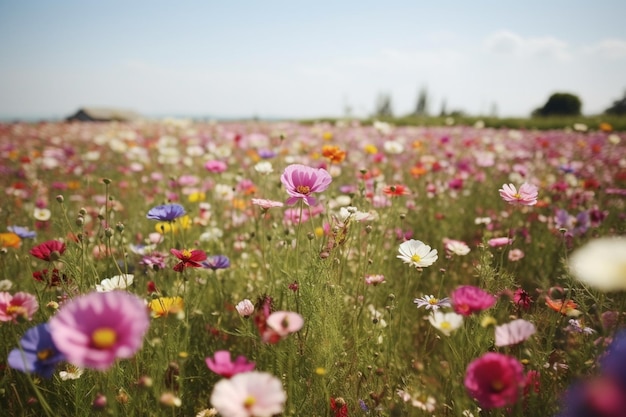 campo de flores