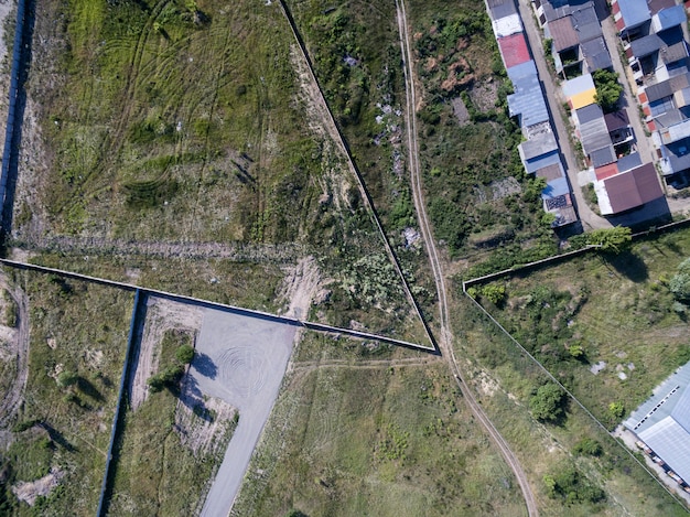 campo salvaje, vista desde arriba