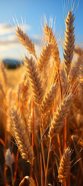 Campo de trigo en otoño