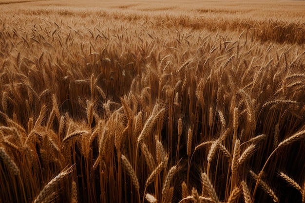 Un campo de trigo con la palabra trigo en él