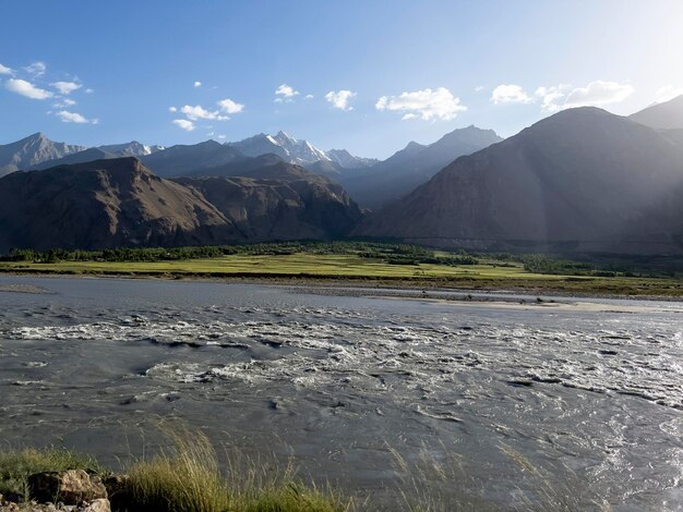 Los campos agrícolas en suelo afgano