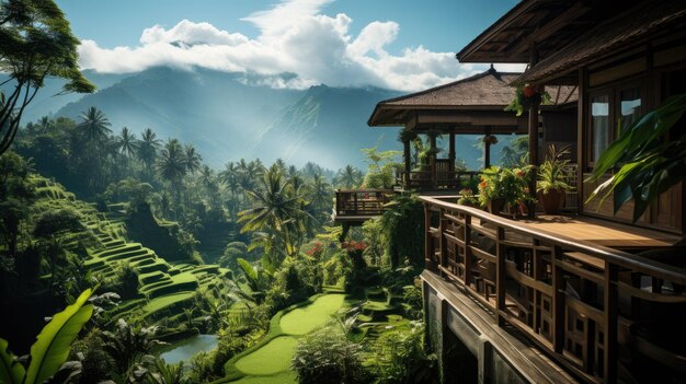 Los campos de arroz de Bali