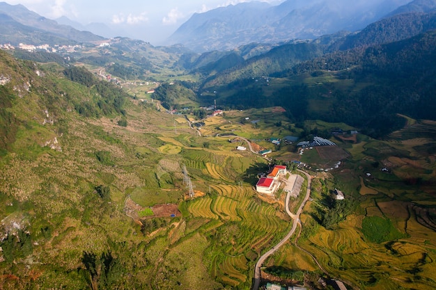 Campos de arroz en el noroeste de Vietnam