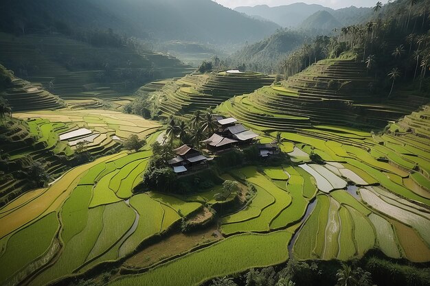 Los campos de arroz de Sulawesi