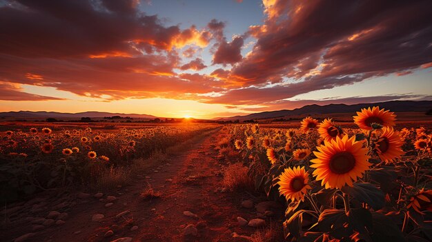 Campos de girasoles: el esplendor dorado de la naturaleza