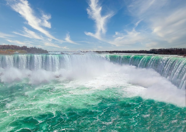 Canadá Scenic Niagara Waterfall Horseshoe Falls lado canadense