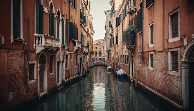 canal grande cidade gôndola canal generativa AI