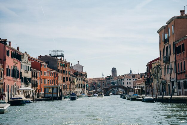 canal para balsas em Veneza, Itália, maio de 2023