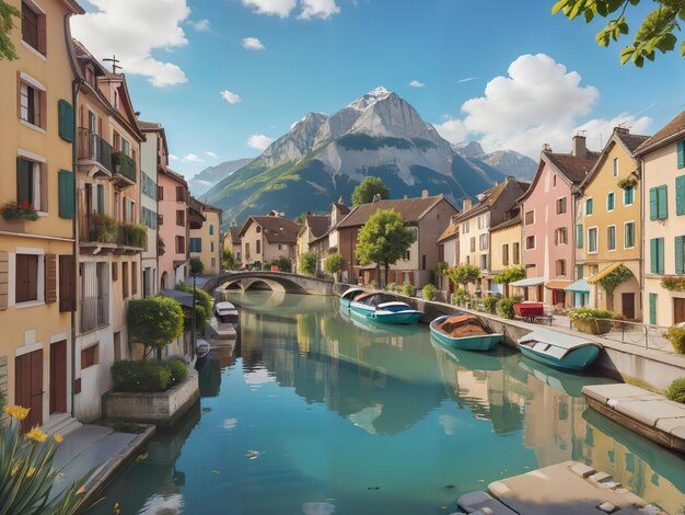 un canal en suiza