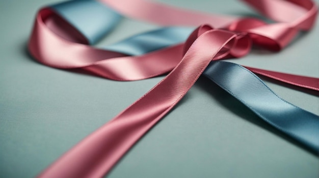 cáncer de mama con cinta rosada