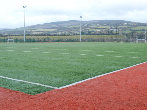 Foto cancha de fútbol y rugby