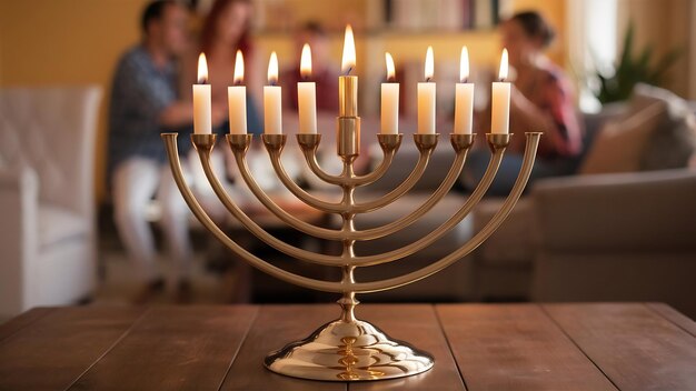 Candelabro de Hanukkah