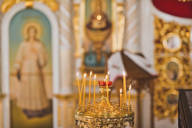 Candelabro en la Iglesia 1836