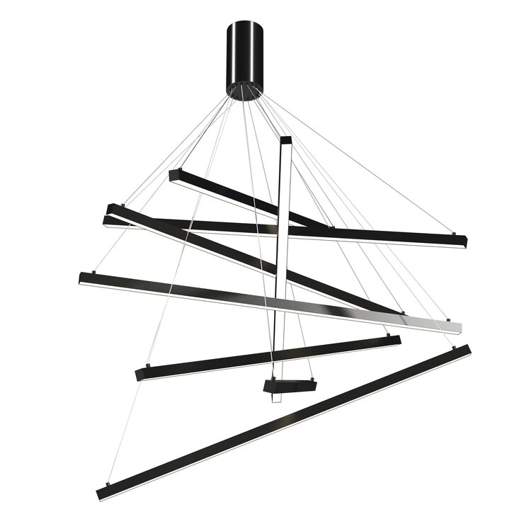Foto candelabro en el techo aislado sobre fondo blanco lámpara colgante luz colgante ilustración 3d