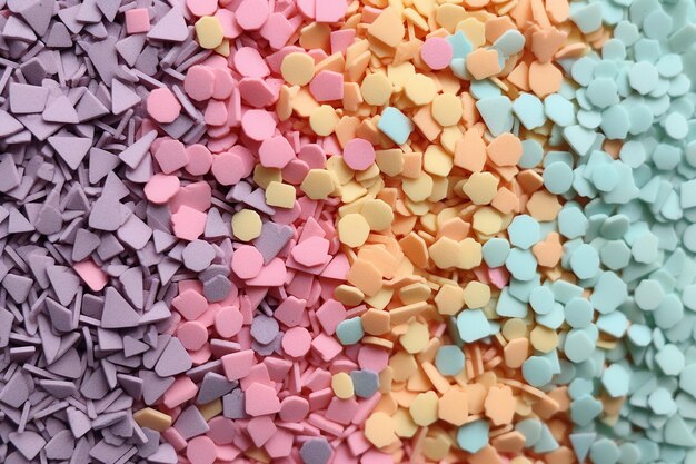 Foto candy sprinkles textura de papel para fundos divertidos e brincalhões